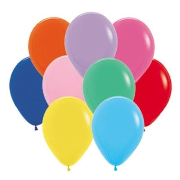 12cm Latex Balloons (Small) | 50 Pack Assorted Fashion Latex Balloons – 12Cm