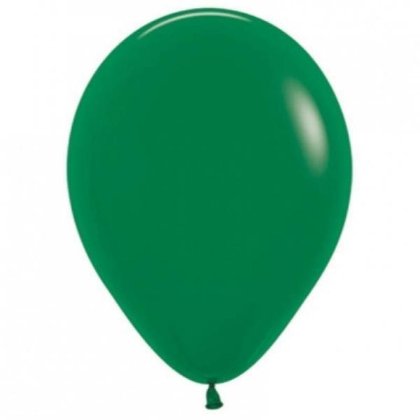 12cm Latex Balloons (Small) | 50 Pack Fashion Forest Green Latex Balloons – 12Cm