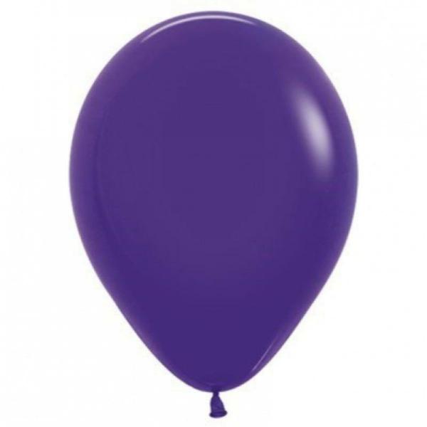 12cm Latex Balloons (Small) | 50 Pack Fashion Purple Violet Latex Balloons – 12Cm