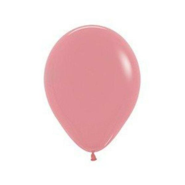 12cm Latex Balloons (Small) | 50 Pack Fashion Rosewood Latex Balloons – 12Cm