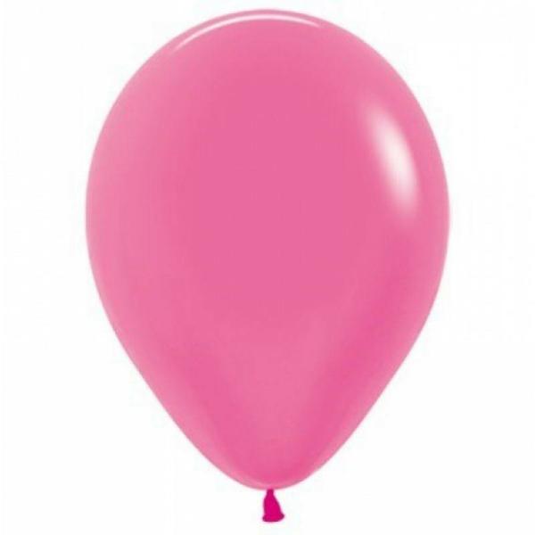 12cm Latex Balloons (Small) | 50 Pack Neon Fuchsia Balloons – 12Cm