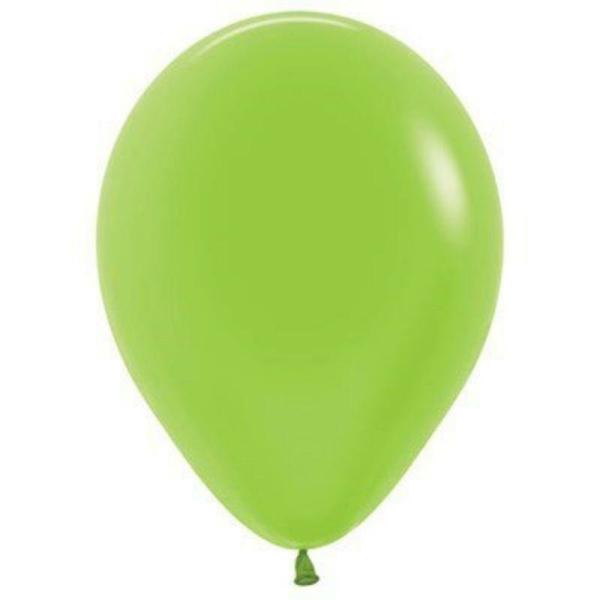 12cm Latex Balloons (Small) | 50 Pack Neon Green Balloons – 12Cm