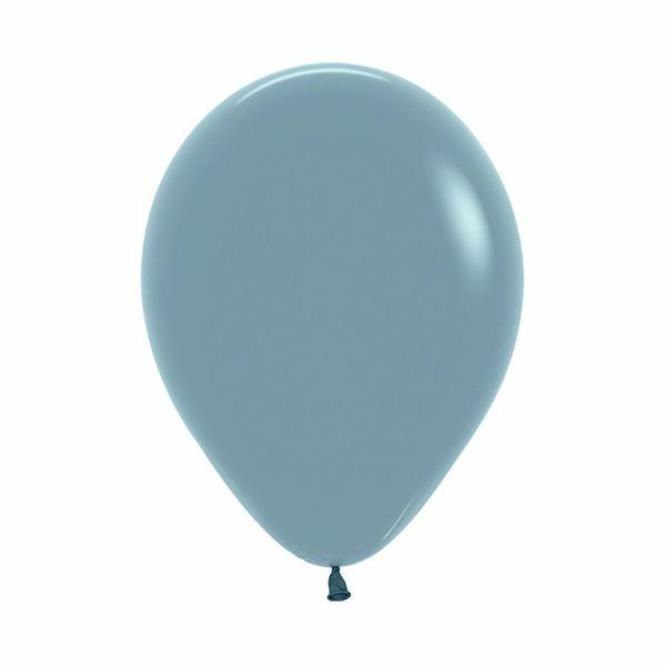 12cm Latex Balloons (Small) | 50 Pack Pastel Dusk Blue Latex Balloons – 12Cm