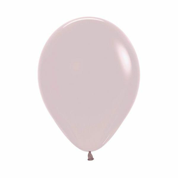 12cm Latex Balloons (Small) | 50 Pack Pastel Dusk Rose Latex Balloons – 12Cm