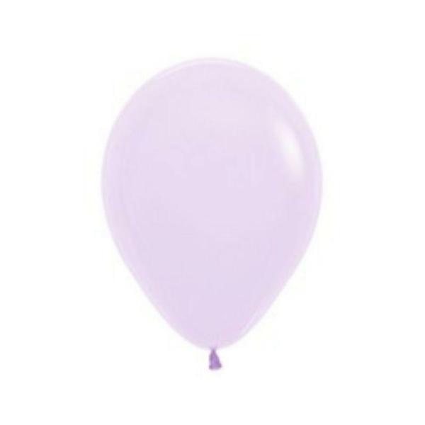 12cm Latex Balloons (Small) | 50 Pack Pastel Matte Lilac Latex Balloons – 12Cm