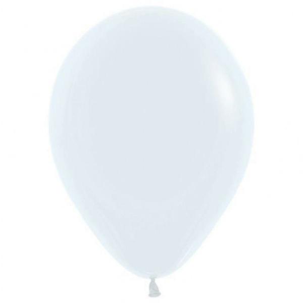 12cm Latex Balloons (Small) | 50 Pack White Latex Balloons – 12Cm