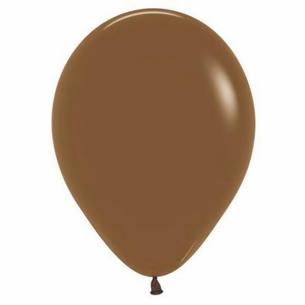 30cm Latex Balloons (Standard) | 25 Pack Coffee Brown Latex Balloons – 30Cm