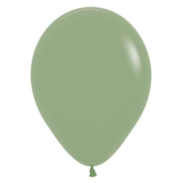 30cm Latex Balloons (Standard) | 25 Pack Crystal Fashion Eucalyptus Latex Balloons – 30Cm