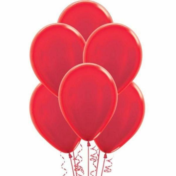 30cm Latex Balloons (Standard) | 25 Pack Dark Red Biodegradable Latex Balloons – 30Cm