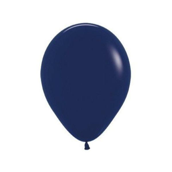 30cm Latex Balloons (Standard) | 25 Pack Fashion Navy Blue Latex Balloons – 30Cm