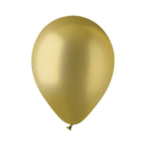 30cm Latex Balloons (Standard) | 25 Pack Gold Biodegradable Latex Balloons – 30Cm