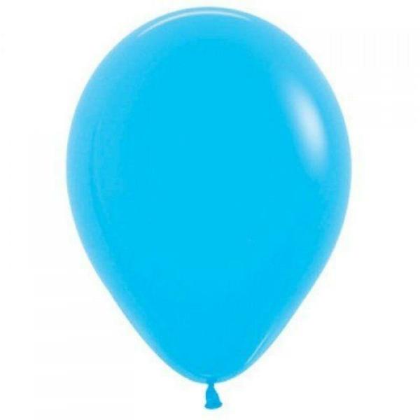 30cm Latex Balloons (Standard) | 25 Pack Lake Blue Biodegradable Latex Balloons – 30Cm