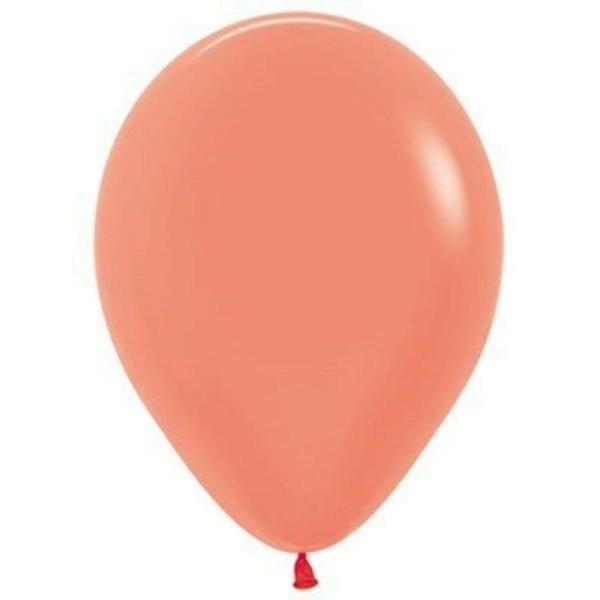 30cm Latex Balloons (Standard) | 25 Pack Neon Orange Latex Balloons – 30Cm