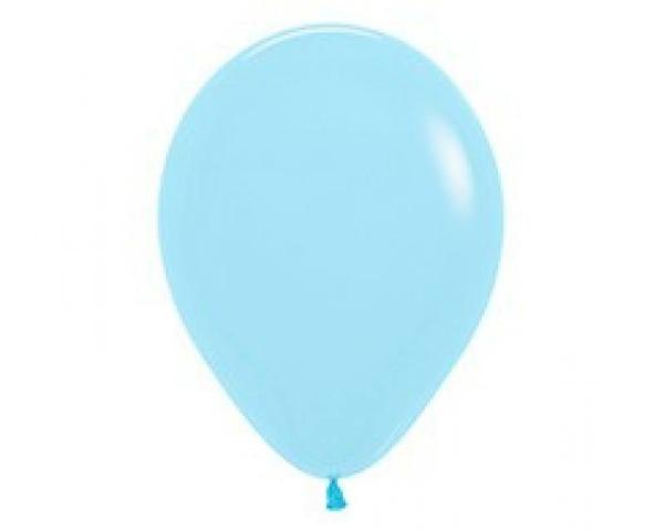 30cm Latex Balloons (Standard) | 25 Pack Pastel Matte Blue Latex Balloons