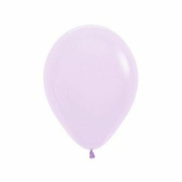 30cm Latex Balloons (Standard) | 25 Pack Pastel Matte Lilac Latex Balloons – 30Cm