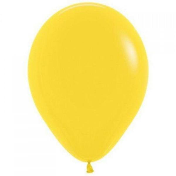 30cm Latex Balloons (Standard) | 25 Pack Yellow 2 Biodegradable Latex Balloons – 30Cm