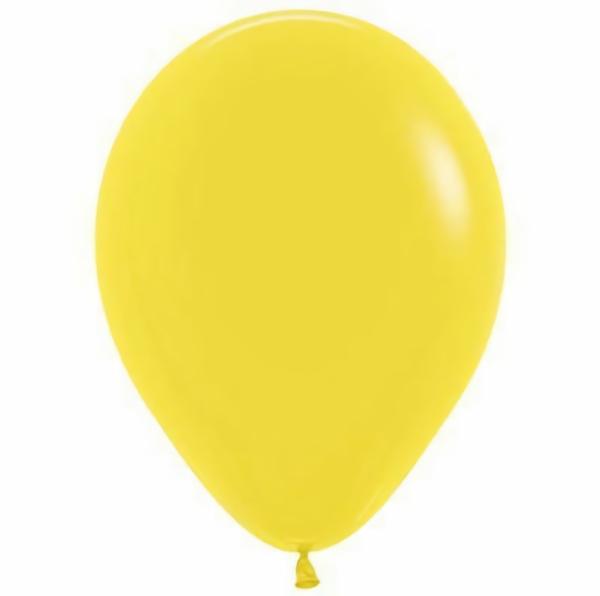 30cm Latex Balloons (Standard) | 25 Pack Yellow Latex Balloons – 30Cm