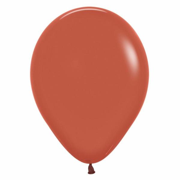 30cm Latex Balloons (Standard) | 30Cm Fashn Terracotta Ltx 072,