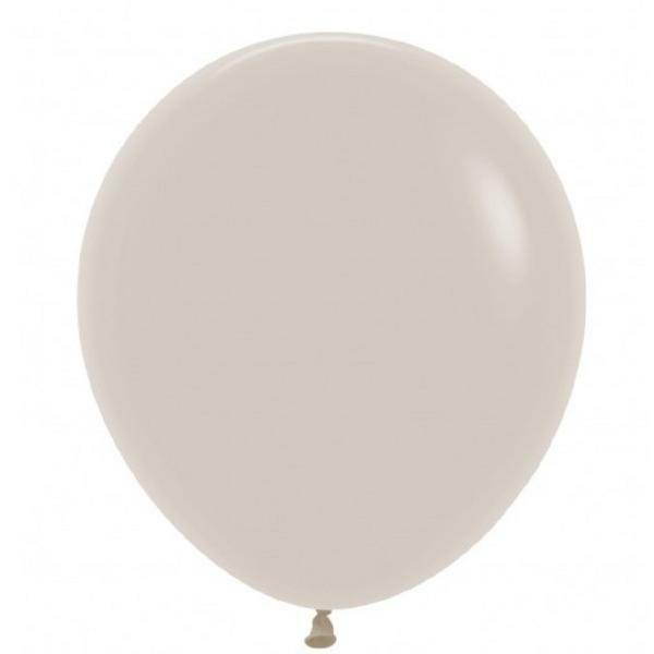 40cm – 50cm Latex Balloons (Medium) | 6 Pack Ivory Round Balloon – 45Cm