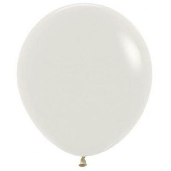 40cm – 50cm Latex Balloons (Medium) | 6 Pack Pastel Dusk Cream Round Balloon – 45Cm