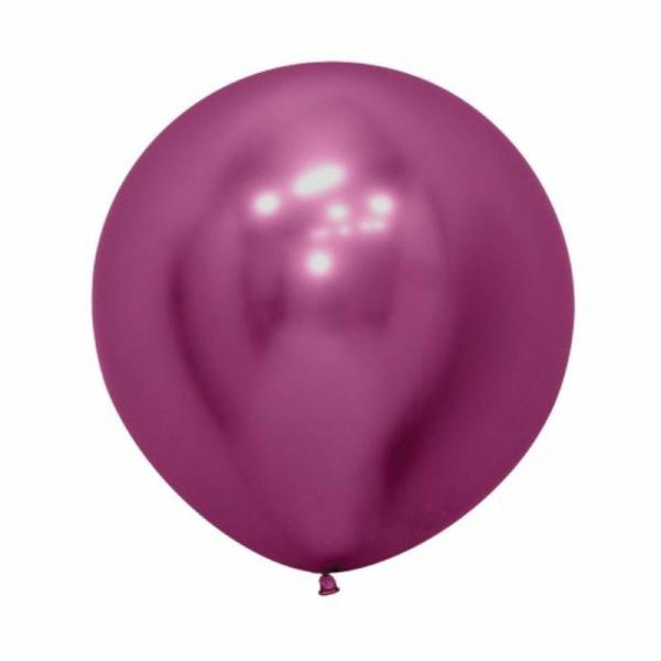 60cm – 90cm Latex Balloons (Large) | Reflex Fuchsia Balloon – 60Cm