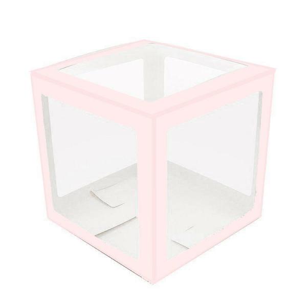 Balloon Box Sets | Pink Balloon Box – 30Cm X 30Cm X 30Cm