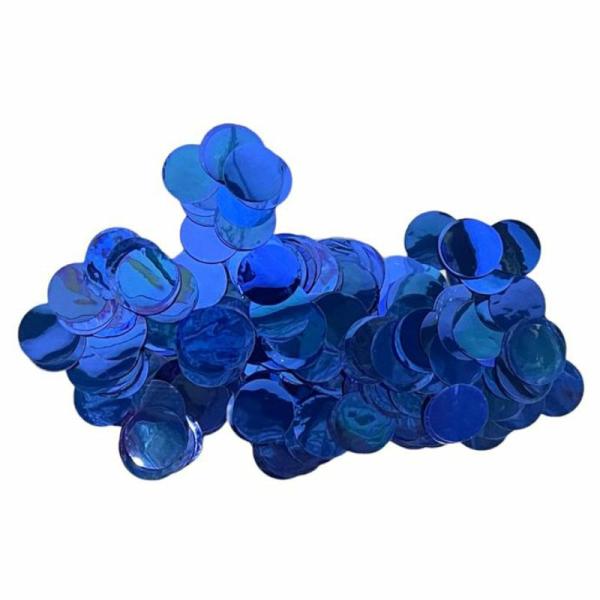 Balloon Confetti & Stuffings | Dark Blue 1Cm Foil Confetti – 20G