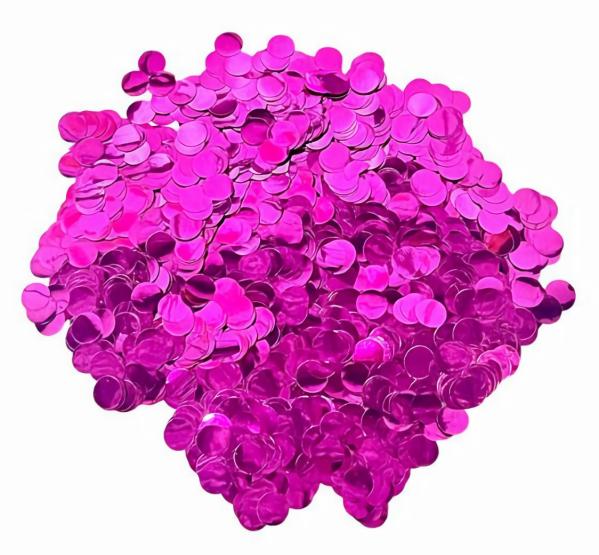 Balloon Confetti & Stuffings | Dark Pink 2Cm Foil Confetti – 20G