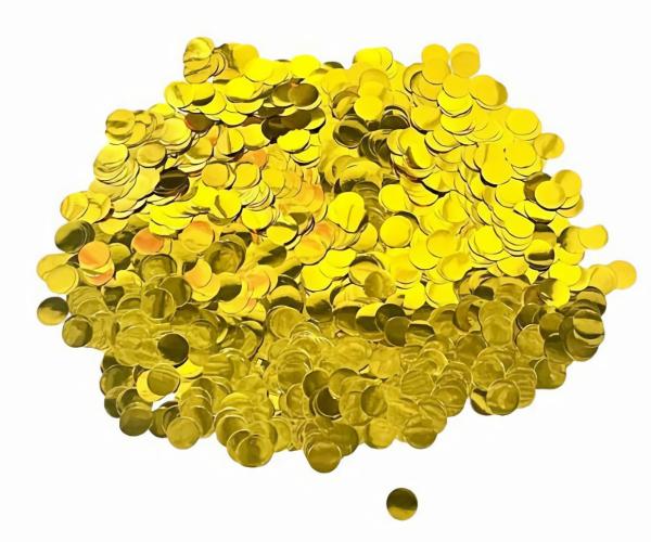 Balloon Confetti & Stuffings | Gold 1Cm Foil Confetti – 20G