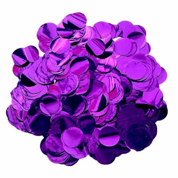 Balloon Confetti & Stuffings | Purple 1Cm Foil Confetti – 20G