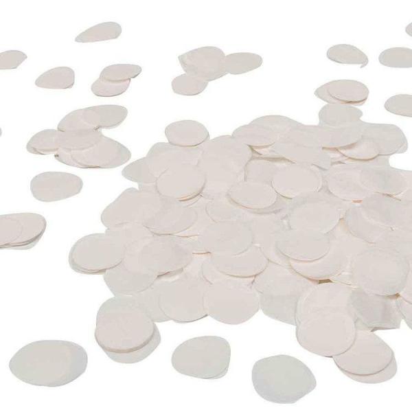 Balloon Confetti & Stuffings | White Paper Balloon Confetti – 15G