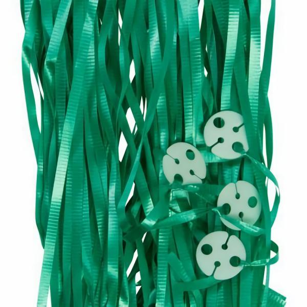 Balloon Ribbons | 25 Pack Green Clipped Balloon Ribbon