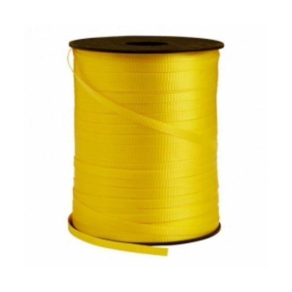 Balloon Ribbons | Yellow Crimped Ribbon Spool – 5Mm X 457M