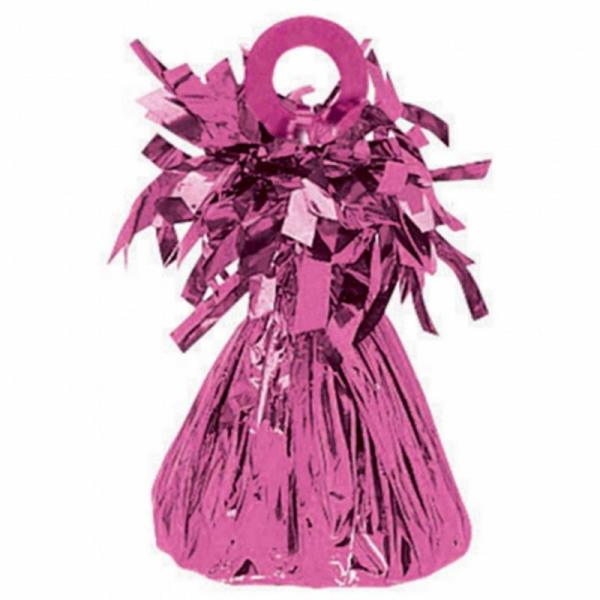 Balloon Weights | Bright Pink Small Foil Balloon Weight – 180G