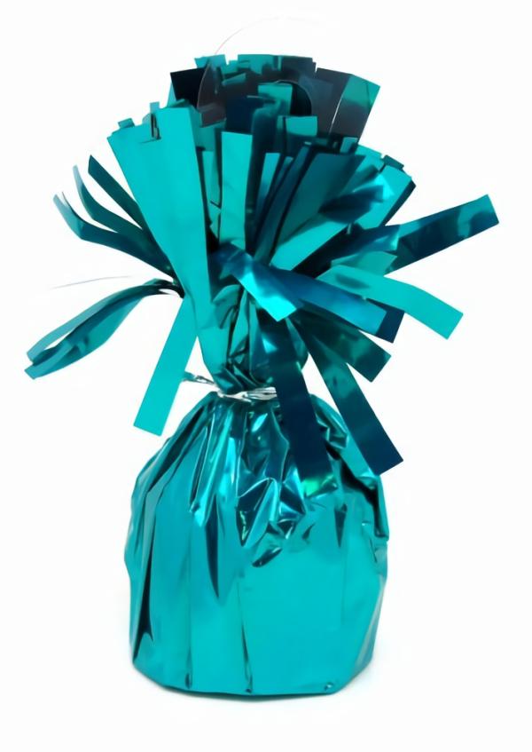 Balloon Weights | Caribbean Teal Foil Balloon Weight