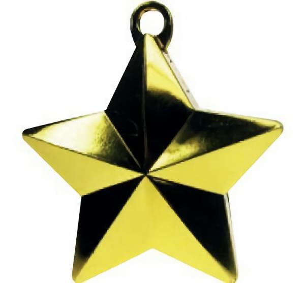 Balloon Weights | Gold Glitz Star Balloon Weight