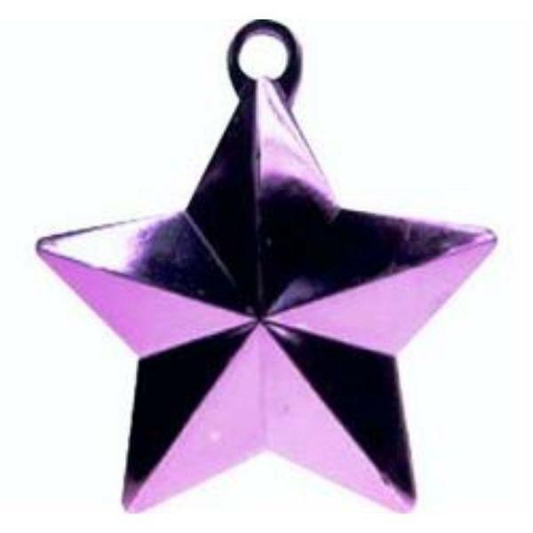 Balloon Weights | Lavender Glitz Star Balloon Weight