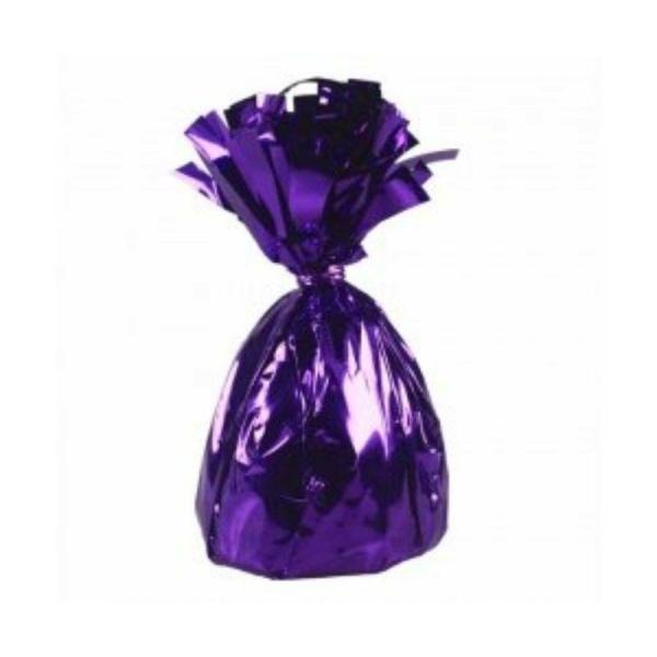 Balloon Weights | Purple Foil Balloon Weight – 185G