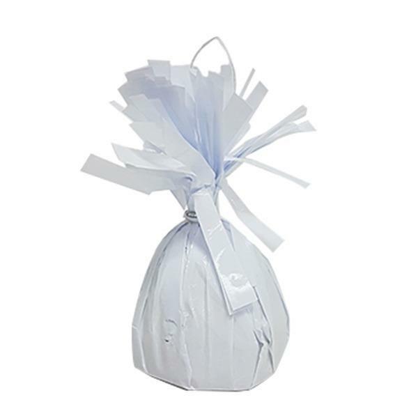 Balloon Weights | White Foil Balloon Weight – 185G