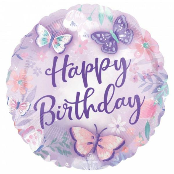 Birthday & Milestone Foil Balloons | Flutters Happy Birthday Foil Balloon – 45Cm