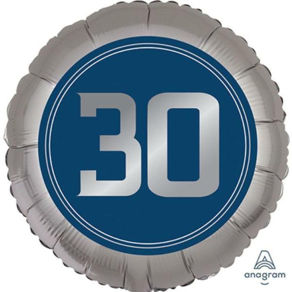 Birthday & Milestone Foil Balloons | Happy Birthday Man 30 Foil Balloon – 45Cm