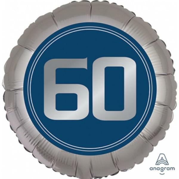 Birthday & Milestone Foil Balloons | Happy Birthday Man 60 Foil Balloon – 45Cm