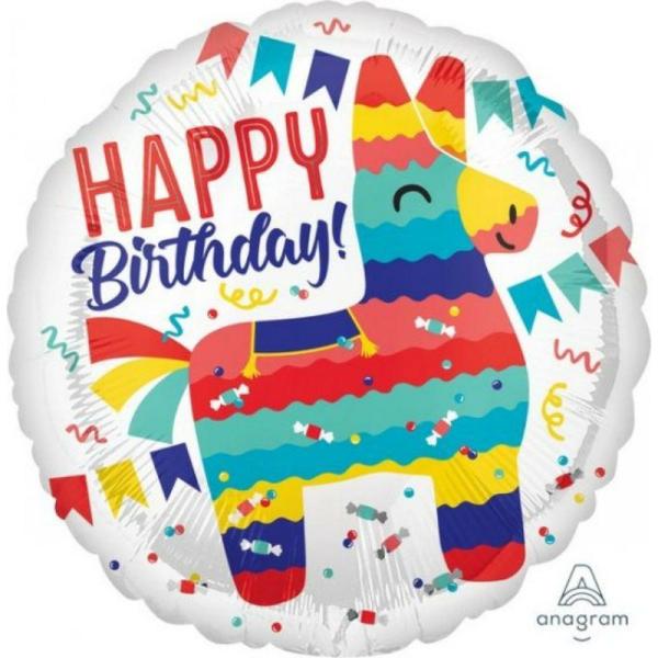 Birthday & Milestone Foil Balloons | Happy Birthday Pinata Party Foil Balloon – 45Cm