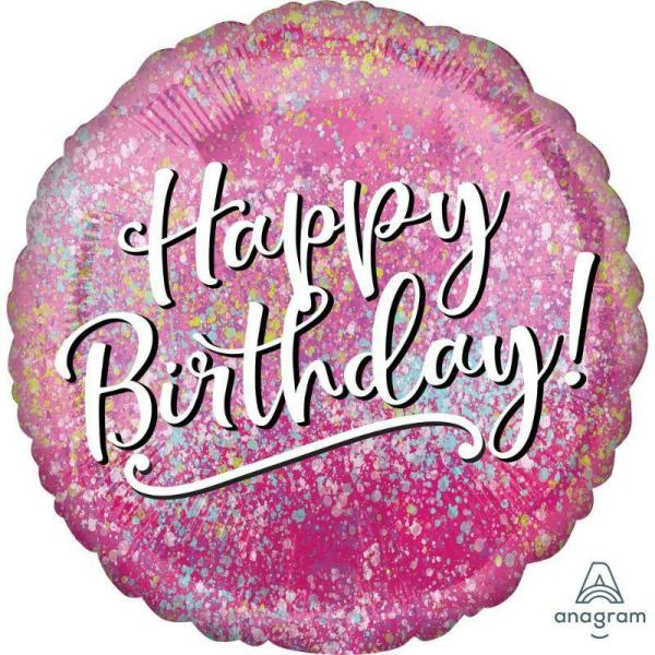 Birthday & Milestone Foil Balloons | Happy Birthday Pink Fabulous Foil Balloon – 45Cm