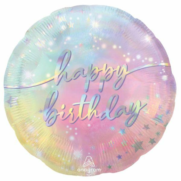 Birthday & Milestone Foil Balloons | Jumbo Luminous Happy Birthday Foil Balloon – 71Cm