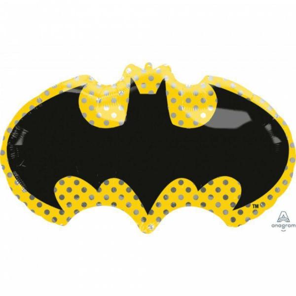 Character & Themed Foil Balloons | Batman Symbol Foil Balloon – 76Cm X 43Cm