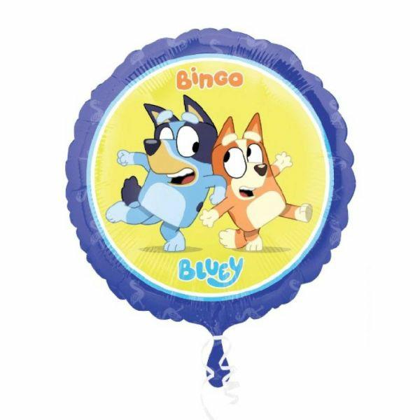 Character & Themed Foil Balloons | Bluey Standard Round Foil Balloon – 45Cm