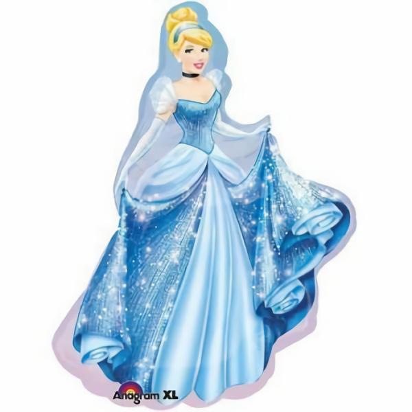 Character & Themed Foil Balloons | Cinderella Shape Foil Balloon – 71Cm X 84Cm