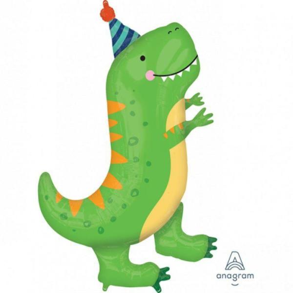 Character & Themed Foil Balloons | Dinomite T-Rex Foil Balloon – 66Cm X 86Cm