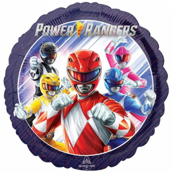 Character & Themed Foil Balloons | Power Rangers Group Foil Balloon – 45Cm